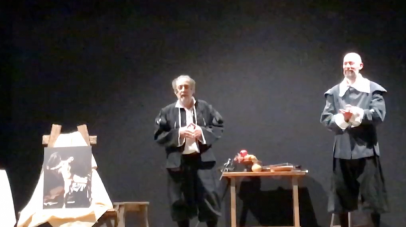 VIDEO - Al Verdi di Pontestura va in scena Caravaggio secondo Politano